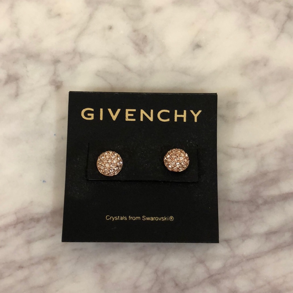 GIVENCHY SWARVOSKI CRYSTAL EARRINGS